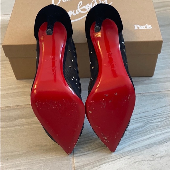 Louboutin Follies Strass Heels - Picture 3 of 11
